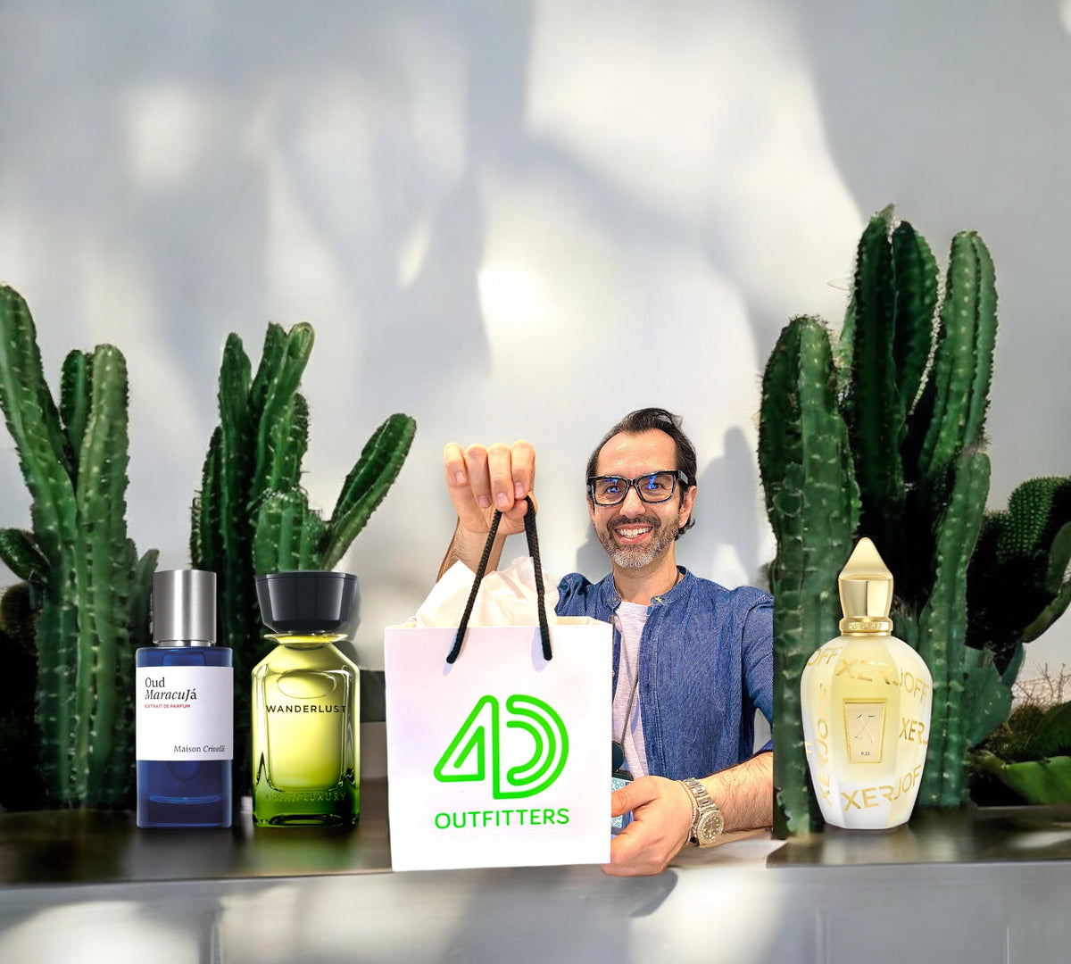 perfume.gio in der Boutique von 4D OUTFITTERS in Bregenz am Bodensee