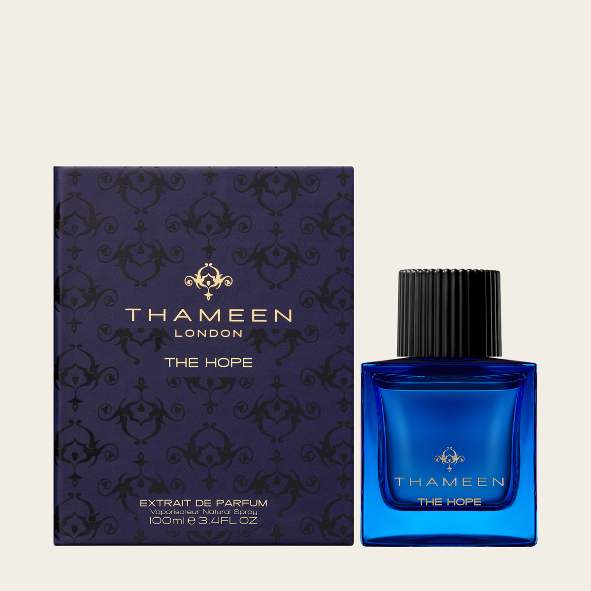 The Hope by Thameen – Extrait de Parfum 100 ml bottle with packaging