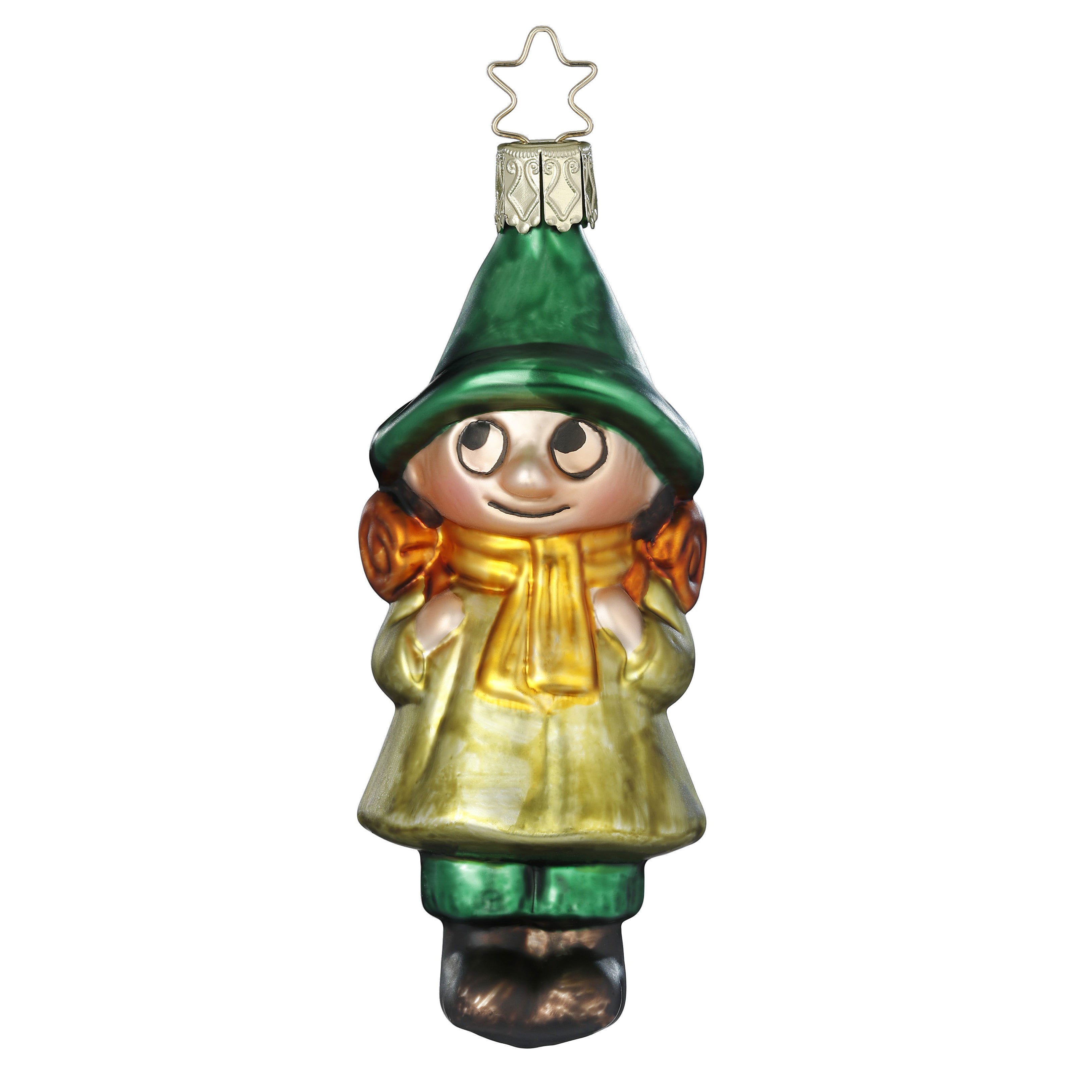 Glaskugel Anhänger Schnupferich, 10,5cm Serie Moomin 10185S024LZ Inge Glas