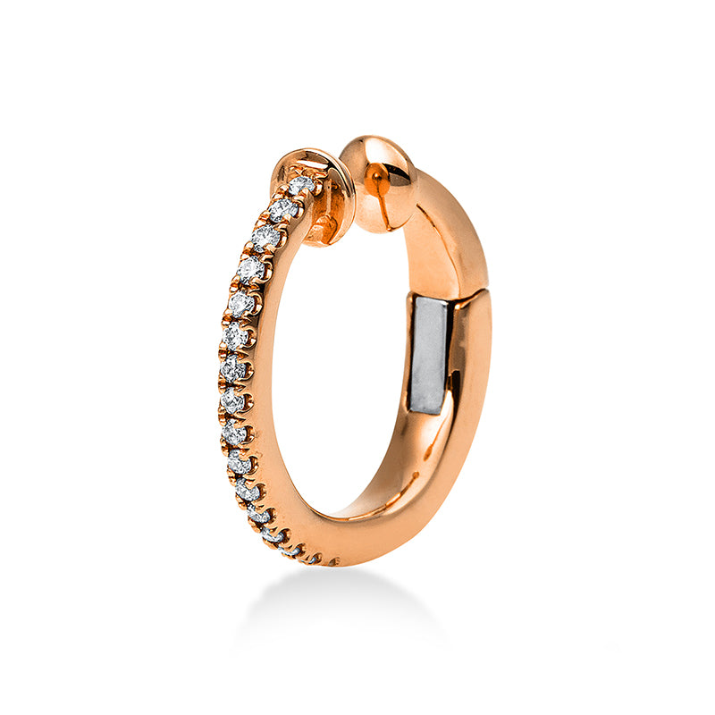 Earcuff 2H098RW 18kt Roségold mit Diamanten