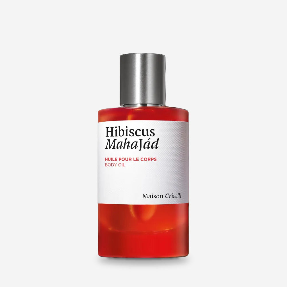 Hibiscus Mahajád Körperöl von Maison Crivelli, Flakon