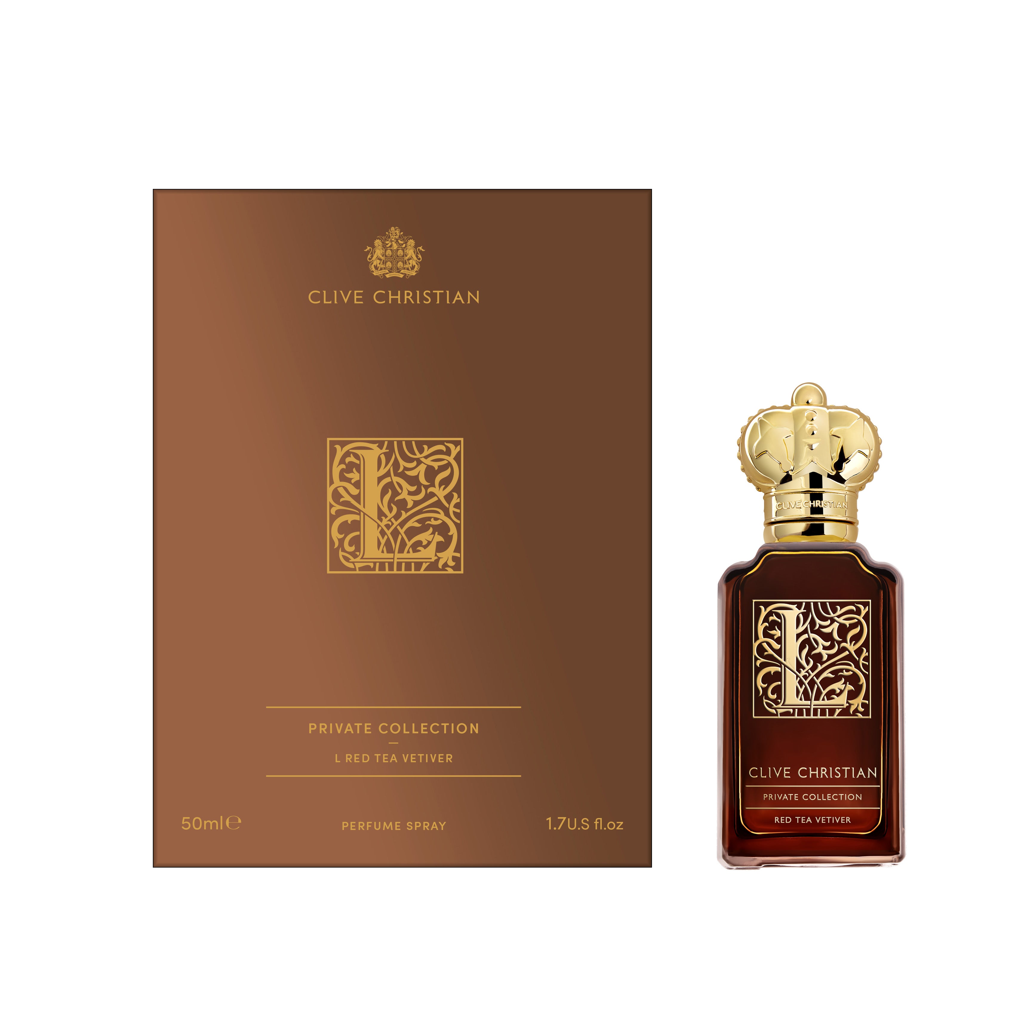 Private Collection L Red Tea Vetiver, 50ml Parfum, Clive Christian