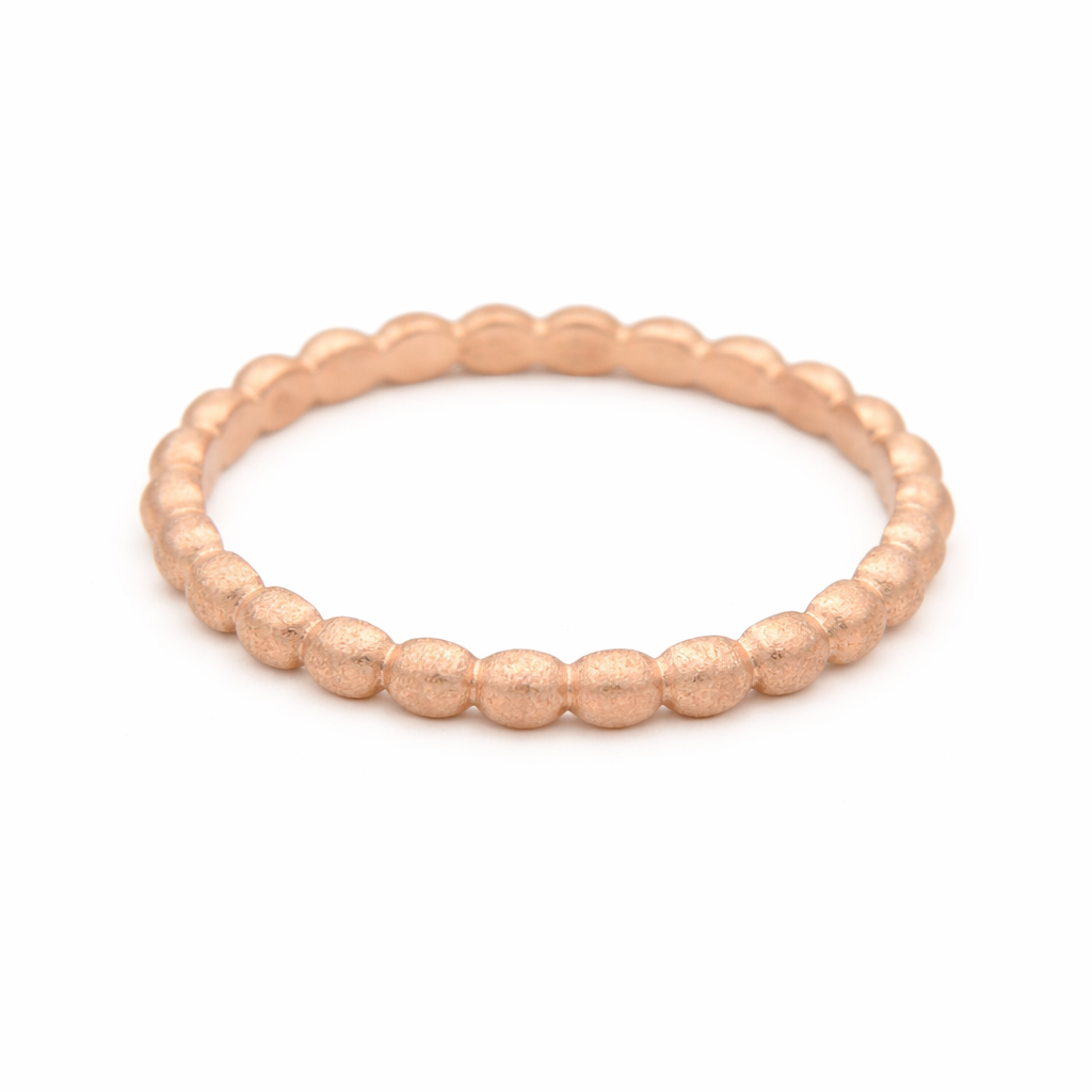 Ring Join XS, 18kt Fairtrade rose gold matt