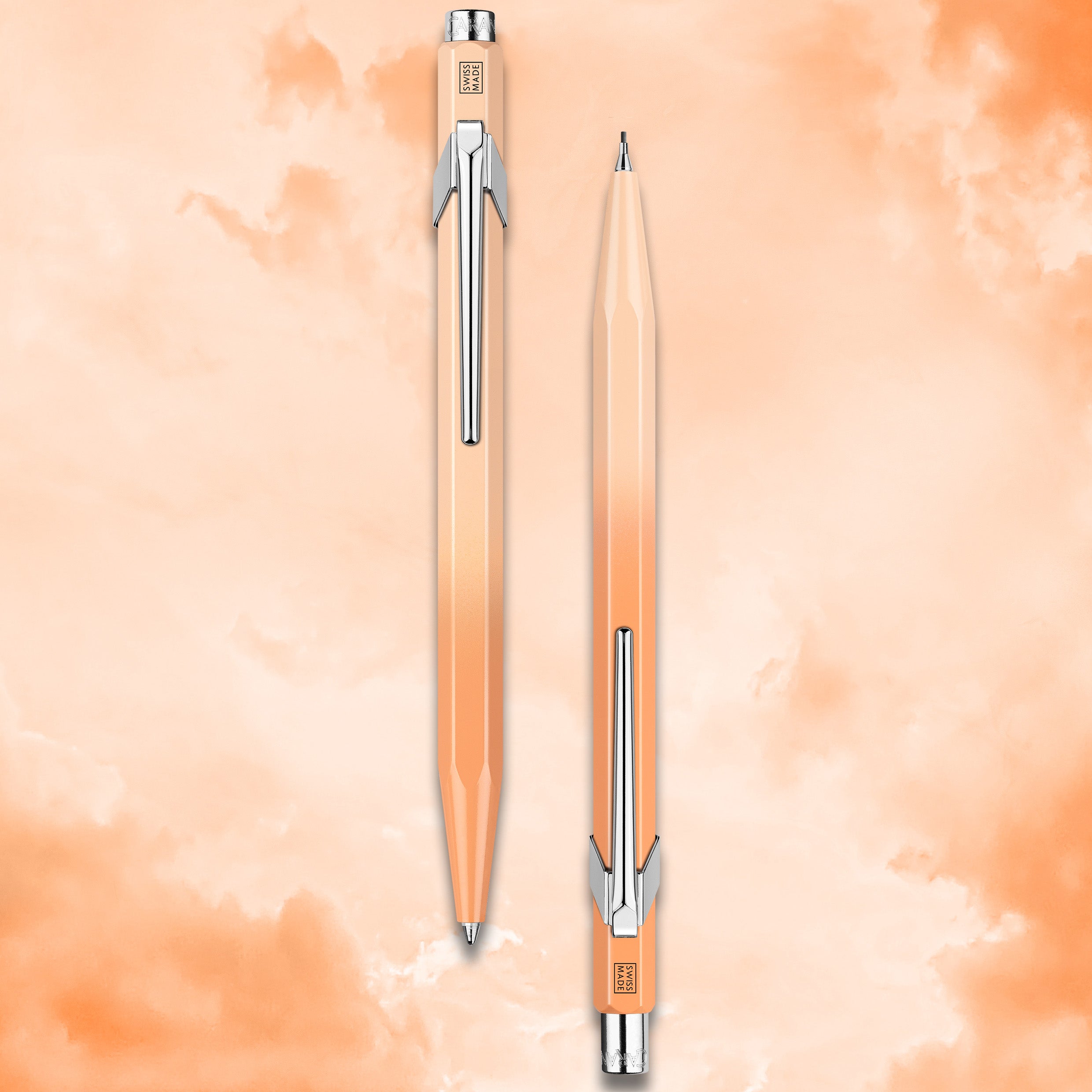 849 ballpoint pen & 844 lead holder lacquered Borealis set of 2