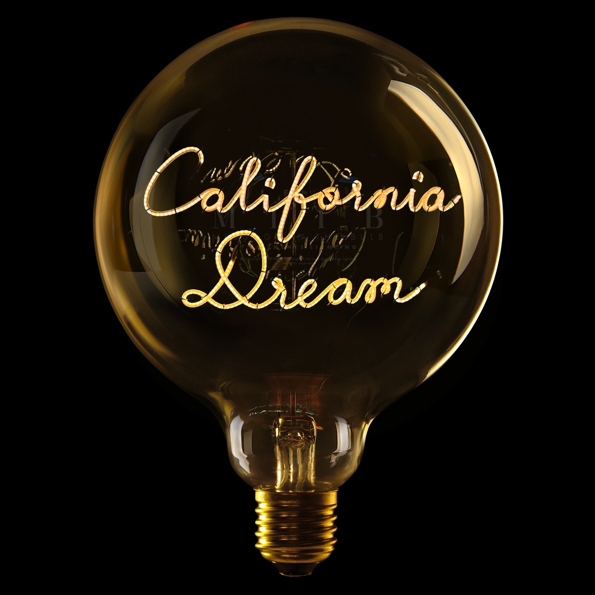 MITB LED Glühbirne - California Dream, bernstein