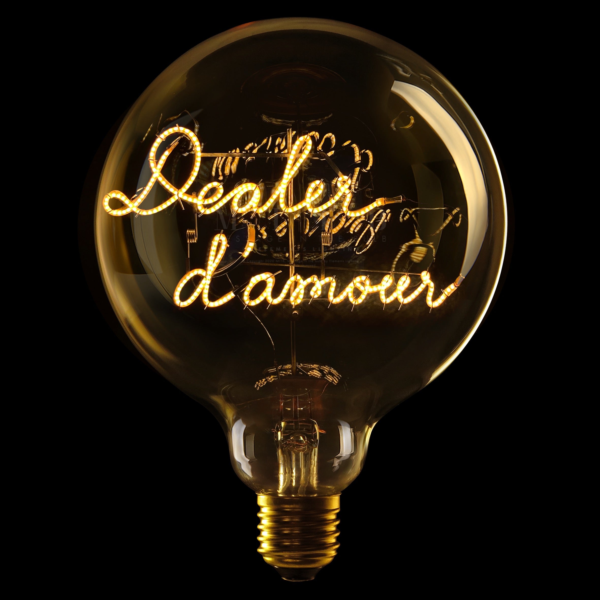 MITB LED Glühbirne - Dealer d'amour, bernstein