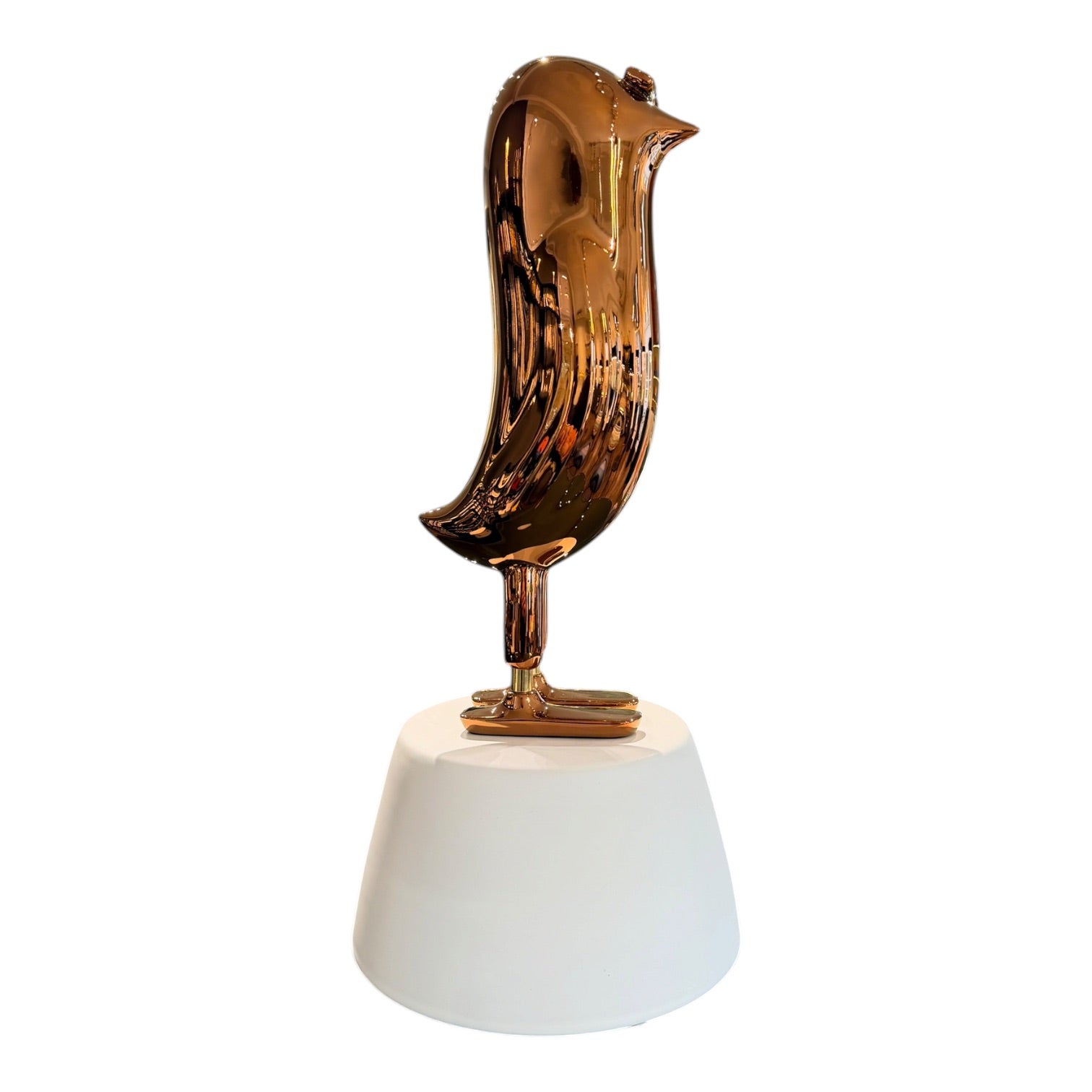 Mini Hopebird, glossy copper inc. Podest