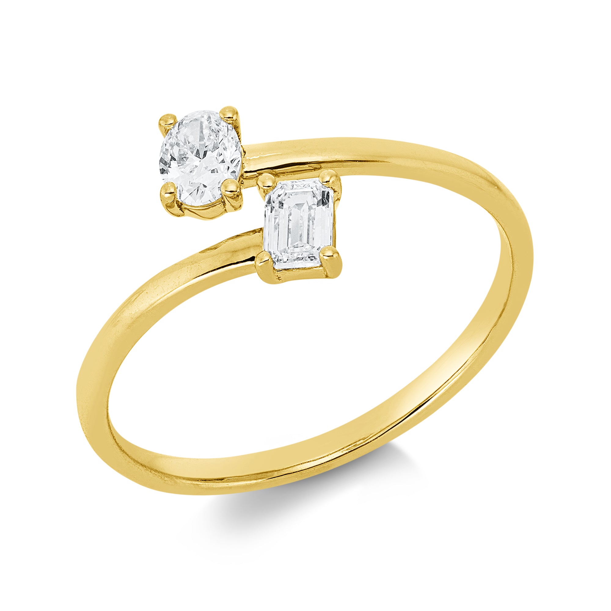 Open Ring DD1JL6902G 18kt Gelbgold, Diamanten
