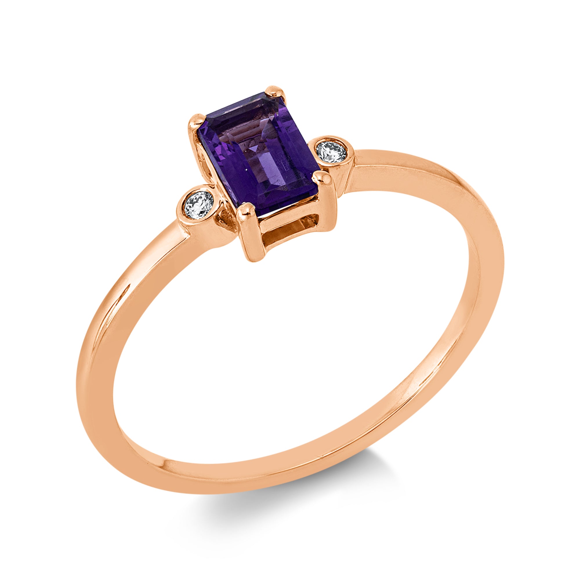 Ring DD1JN6979R 18kt Roségold, Amethyst und Brillanten
