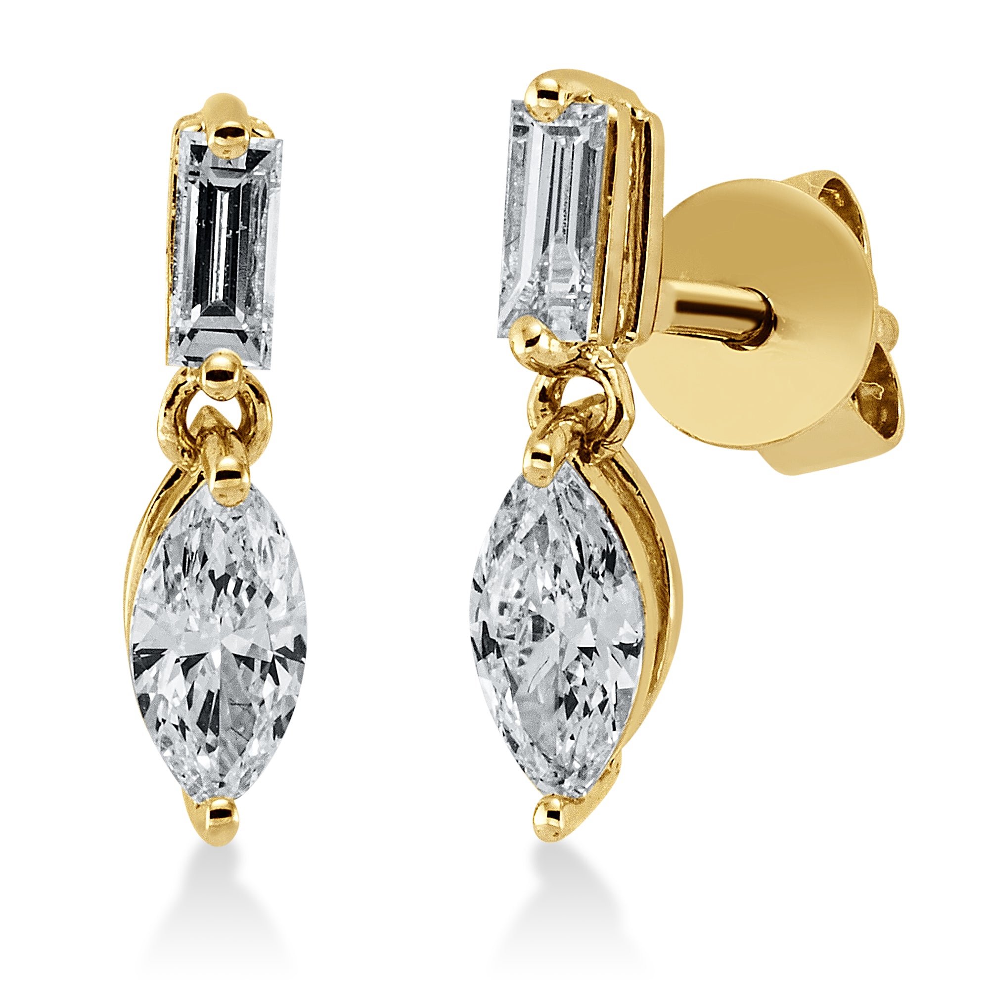 Ohrschmuck DD2Q69958G 18kt Gelbgold, Diamanten