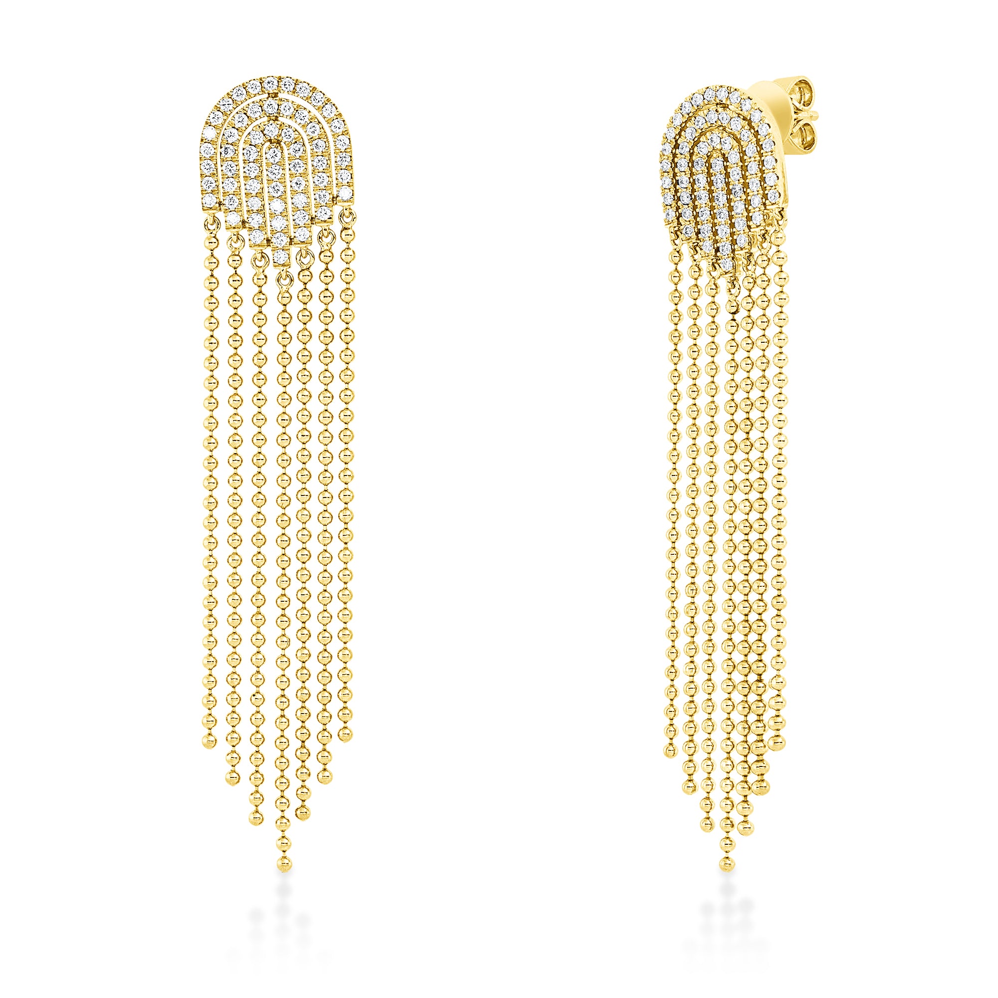 Ohrschmuck DD2V69957G 14kt Gelbgold mit Diamanten