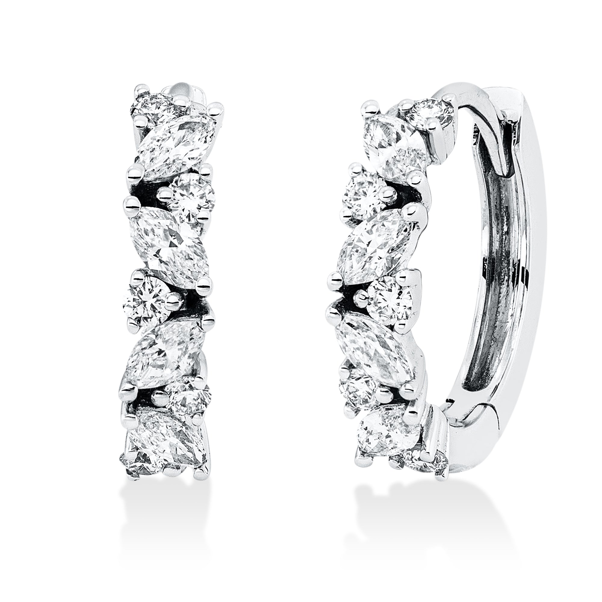 Creolen DD2W69709W 18kt Weißgold mit Diamanten