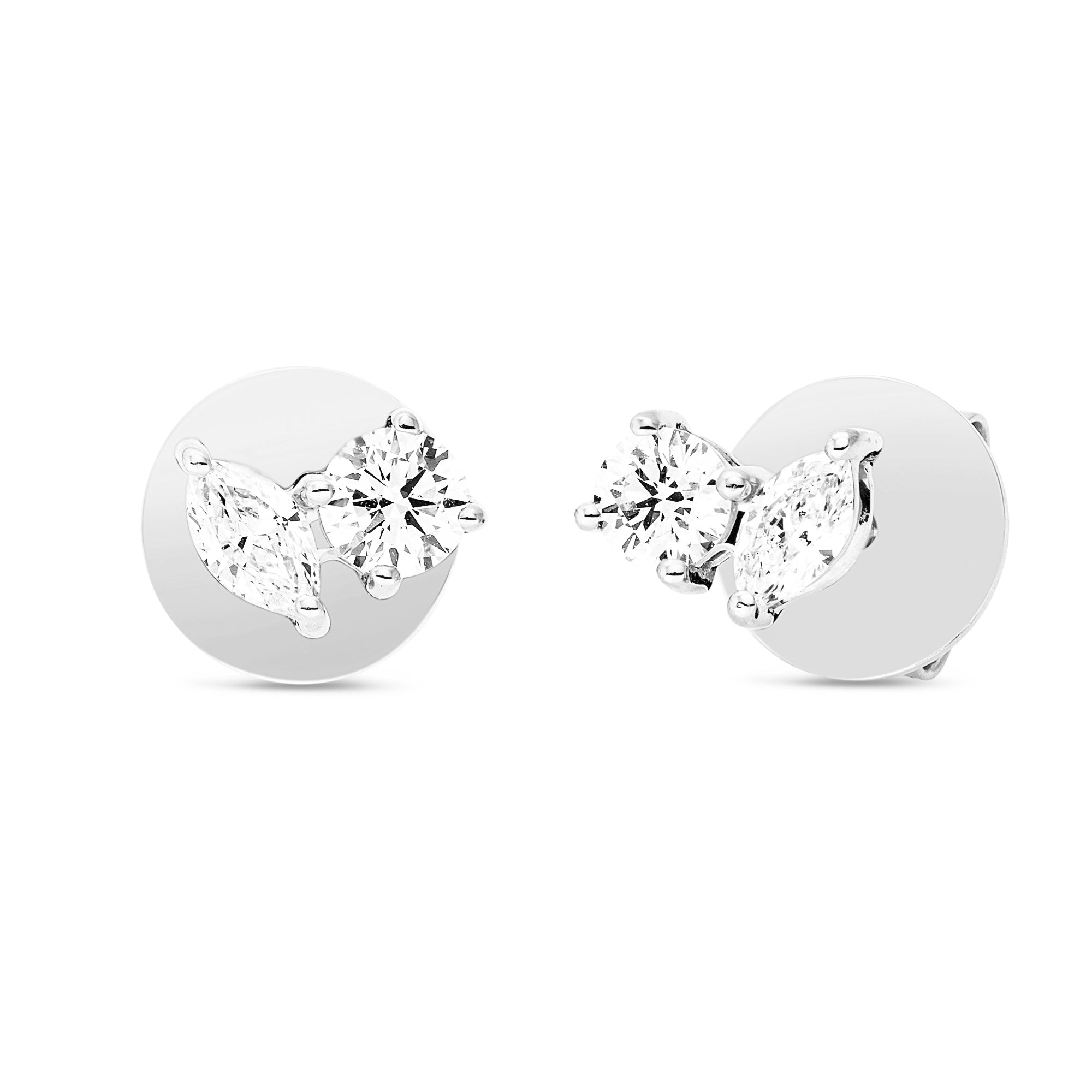 Ohrstecker DD2X69396W 18kt Weißgold mit Diamanten
