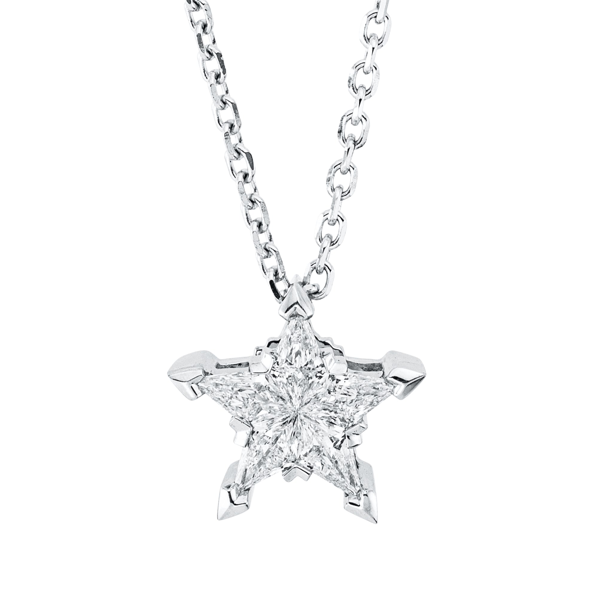 Collier Stern DD4M69824W 18kt Weißgold mit Diamanten