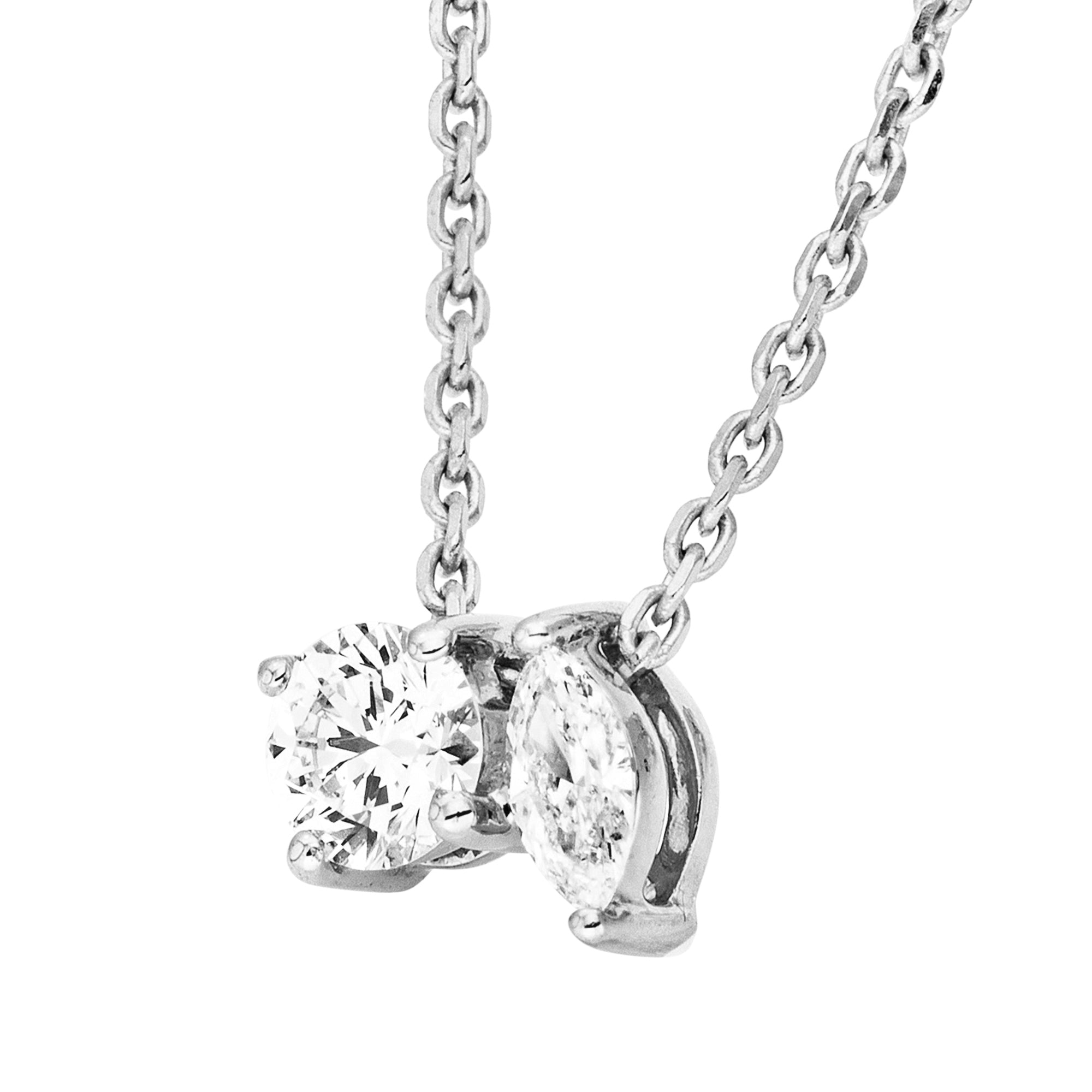Collier DD4Q69172W 18kt Weißgold, Diamanten