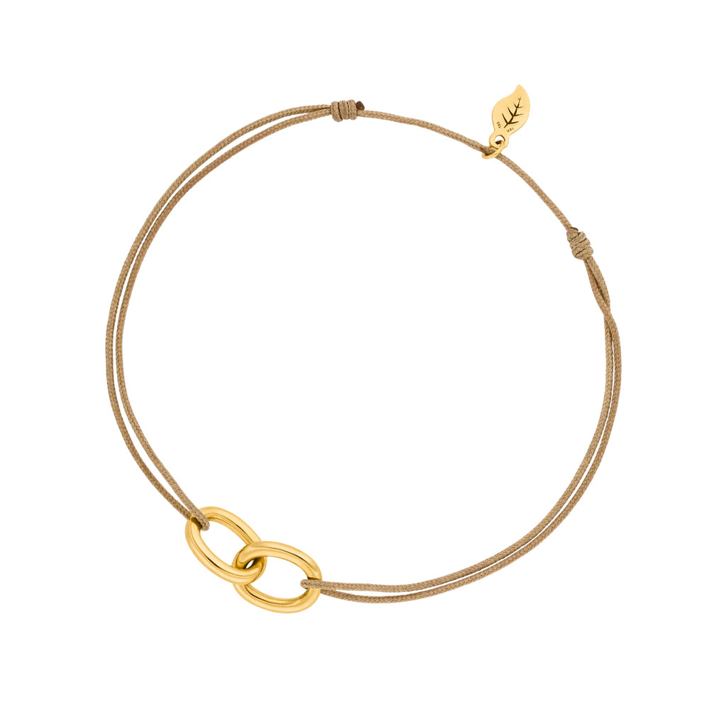 Eternal Touch Big lucky bracelet, 14K yellow gold