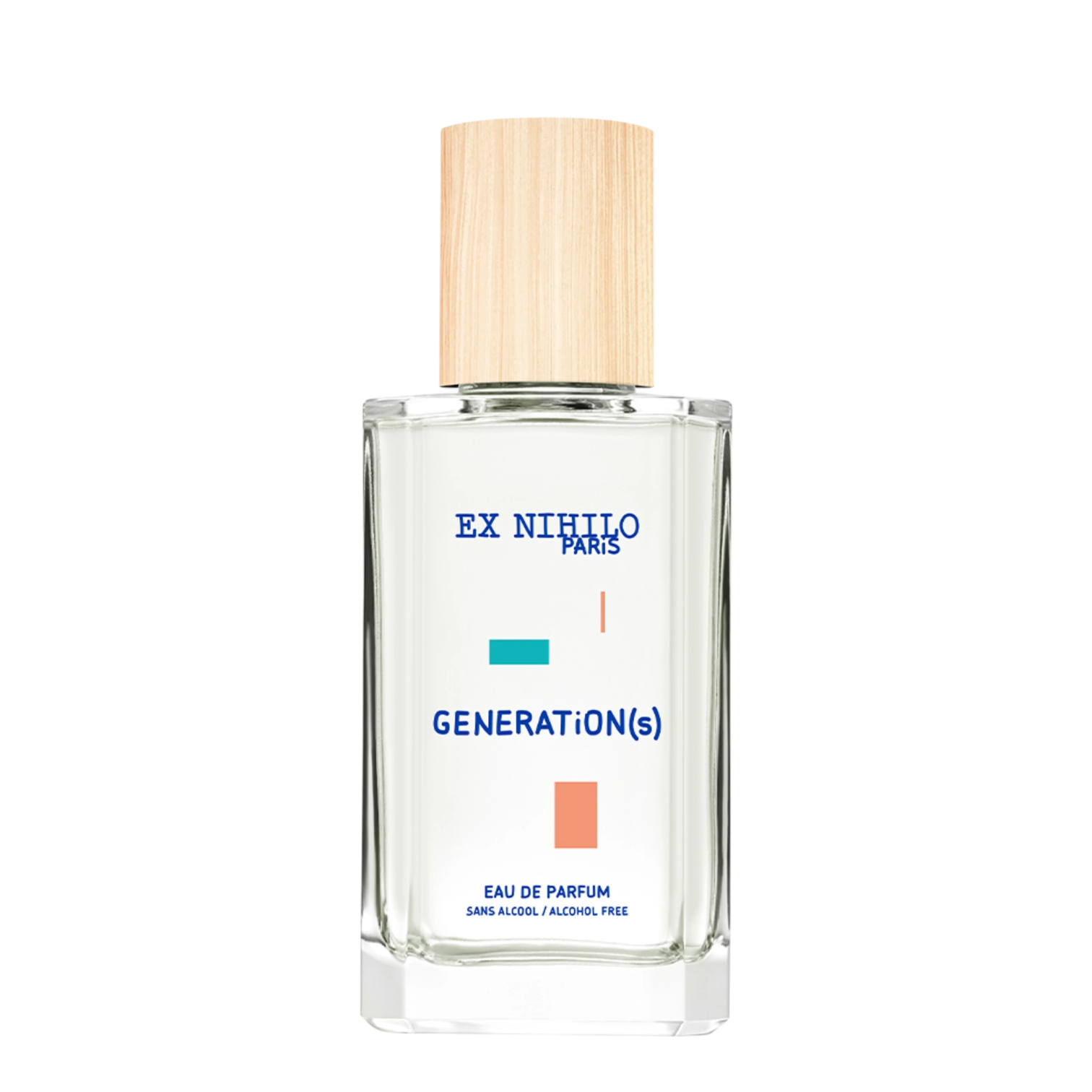 Flakon Ex Nihilo Generation(s) – Unisex Duft mit Birne, Feige, Sandelholz. Deckel aus Holz.