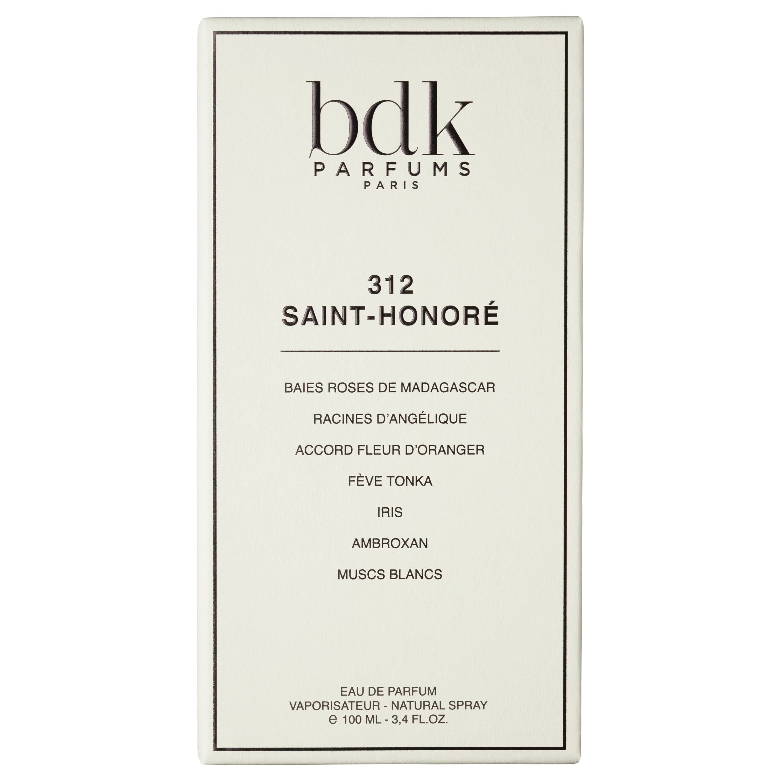 312 Saint-Honoré, bdk Parfums, Collection Parisienne