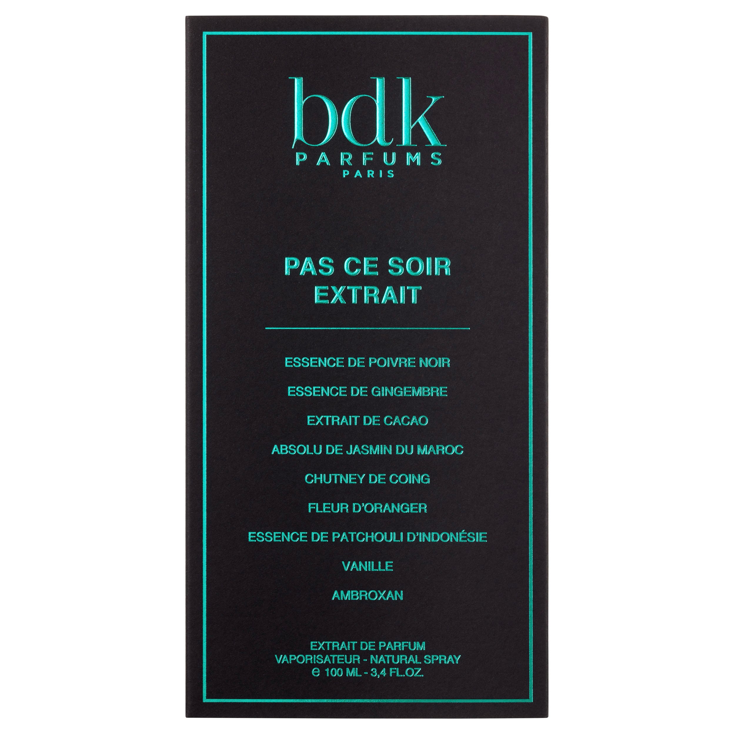 Pas Ce Soir Extrait, bdk Parfums, Collection Parisienne
