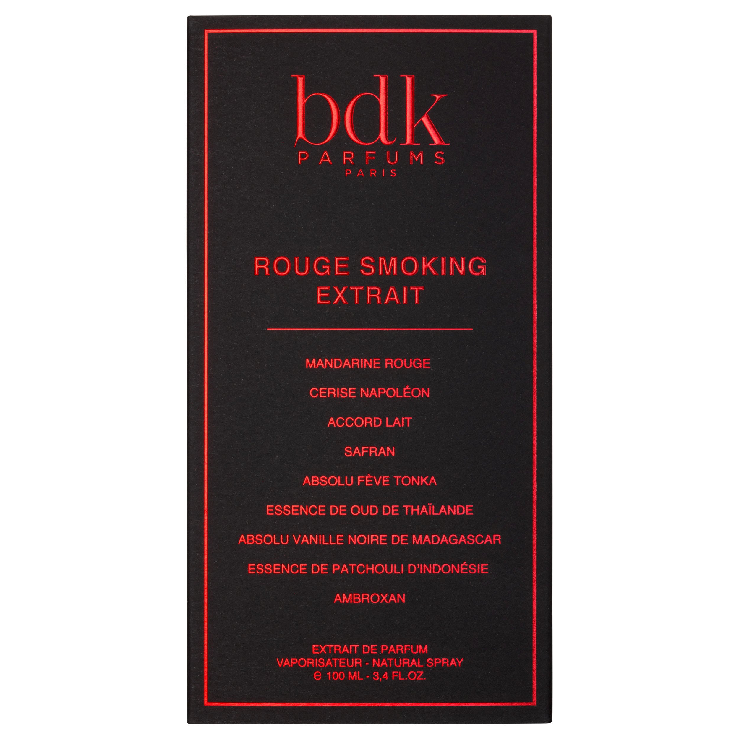 Rouge Smoking Extrait, bdk Parfums, Collection Parisienne