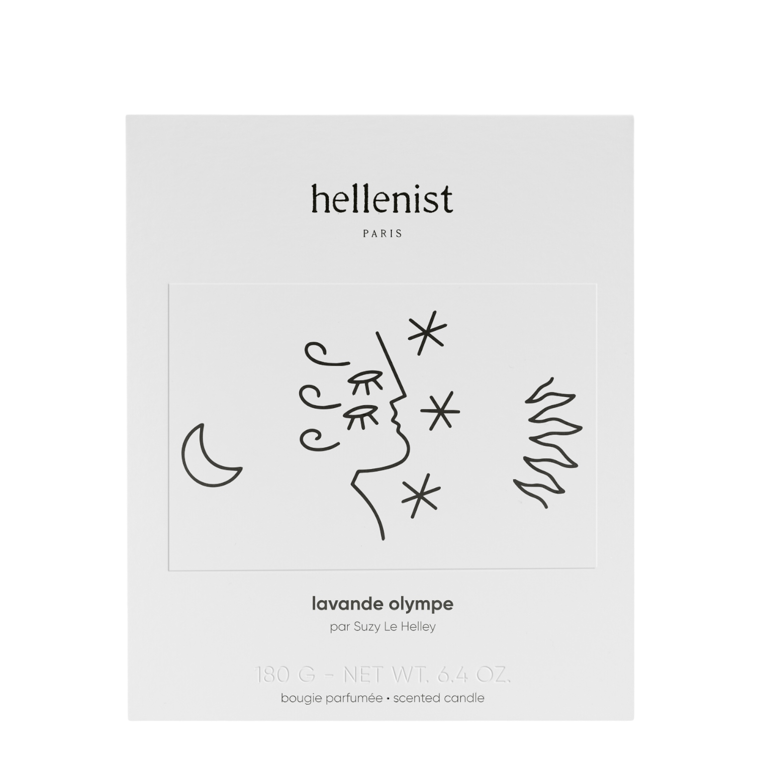 Lavande Olympe, Duftkerze 180g, Hellenist Paris