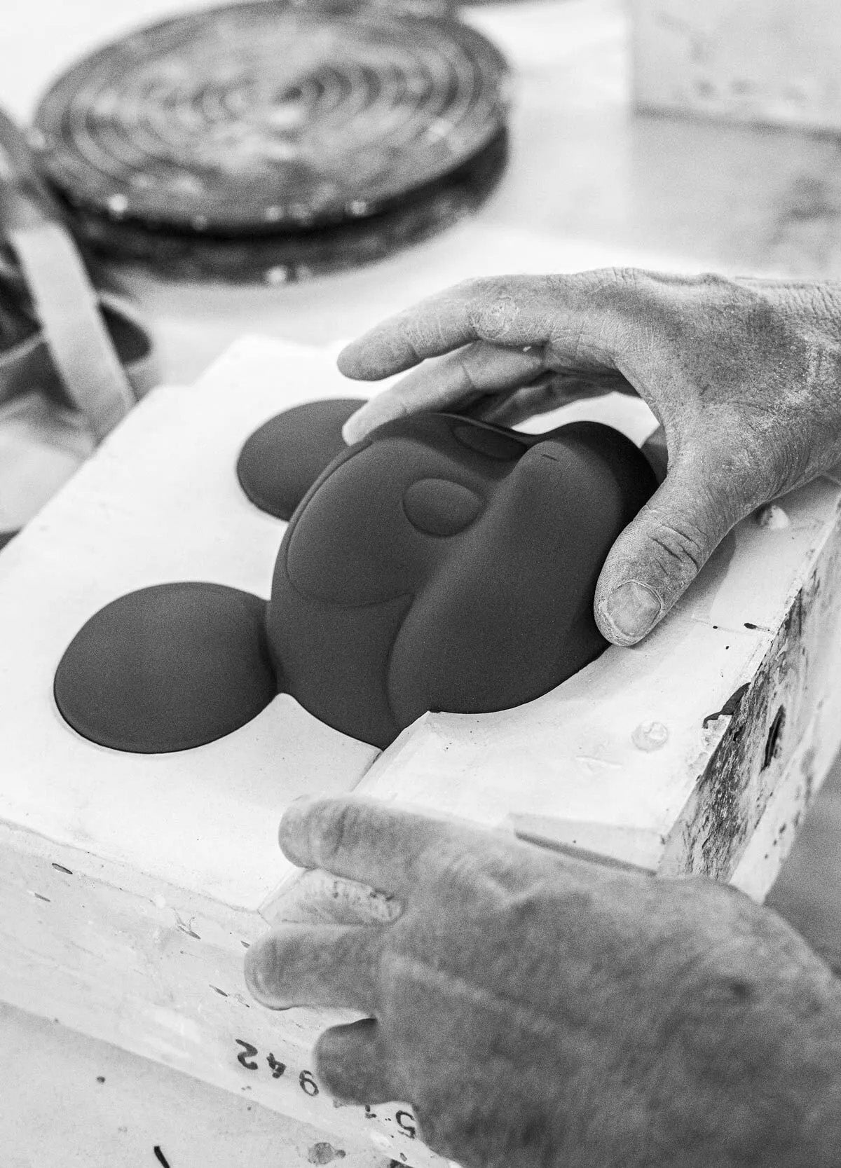 Lladró Statue Mickey Mouse in black