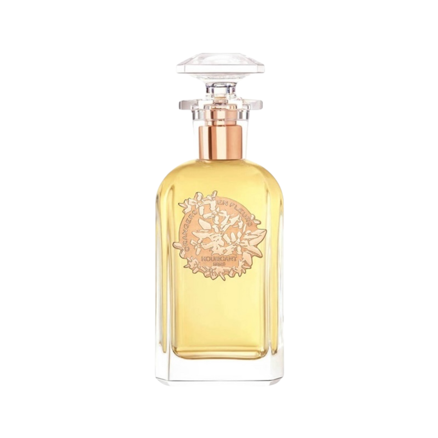 Orangers en Fleurs Eau de Parfum von Houbigant Paris – luxuriöser Flakon mit goldenen Akzenten, inspiriert von der Eleganz des Orangenbaums. Jetzt bei 4D OUTFITTERS erhältlich.
