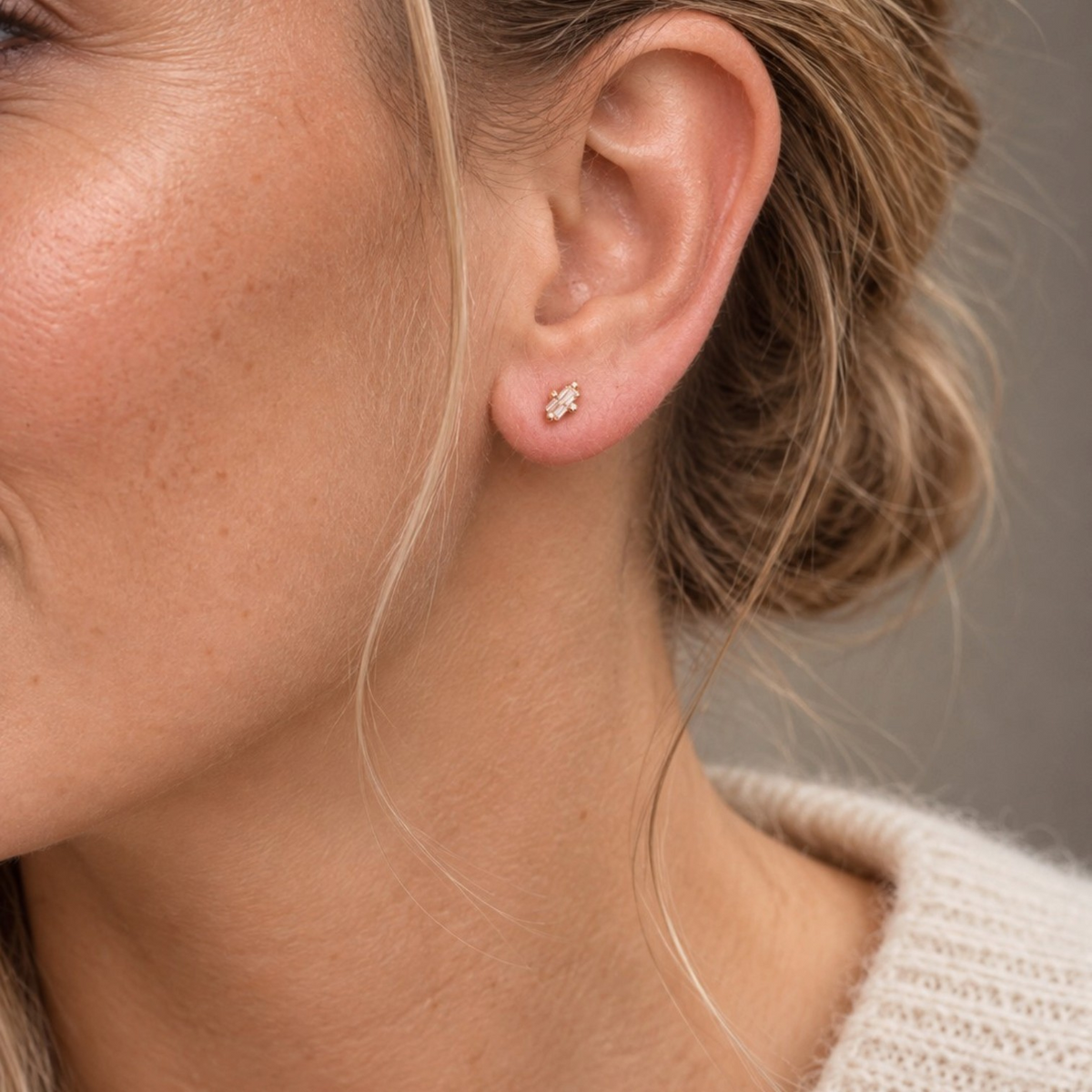 Earring Luz, Tourmaline Pink, 18kt Fairmined Rose Gold