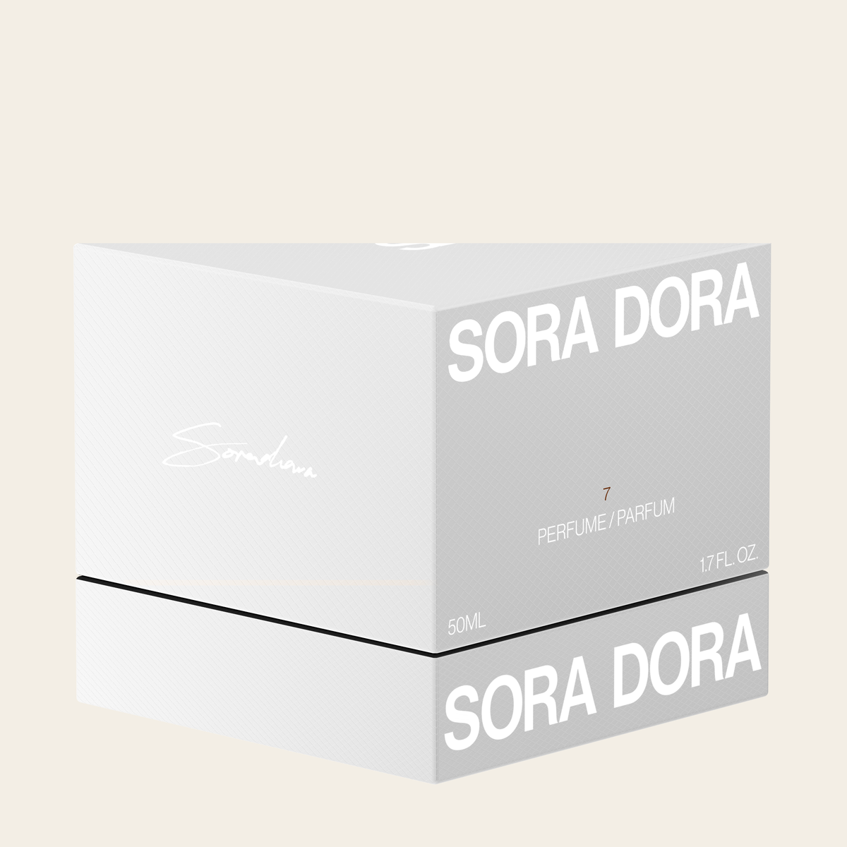 7 Parfum by Sora Dora – packaging