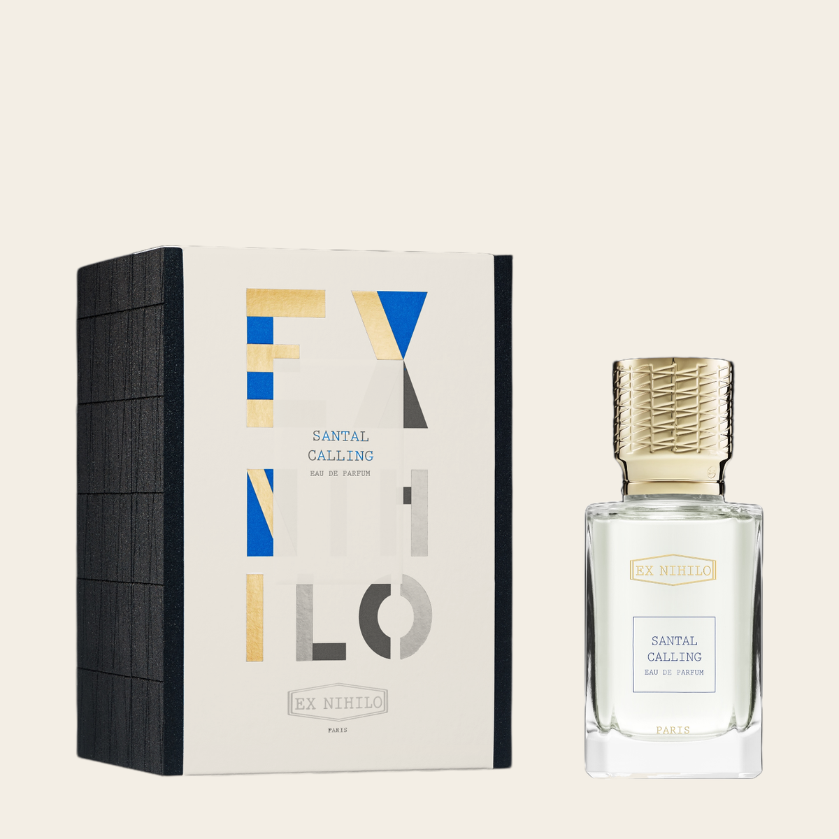 Santal Calling von Ex Nihilo – Flakon mit Verpackung der Collection Initiale