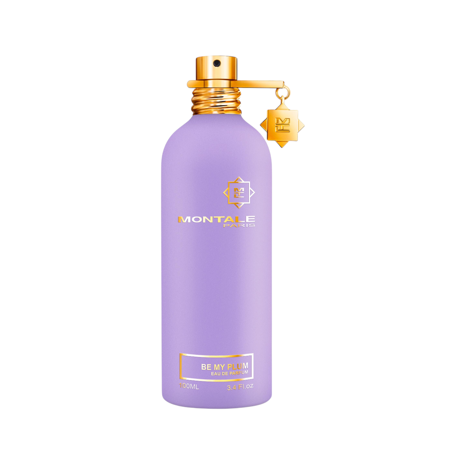 Flakon Montale Be My Plum in pastell‑lila – Duft mit Pflaumen‑ und Vanillenoten.