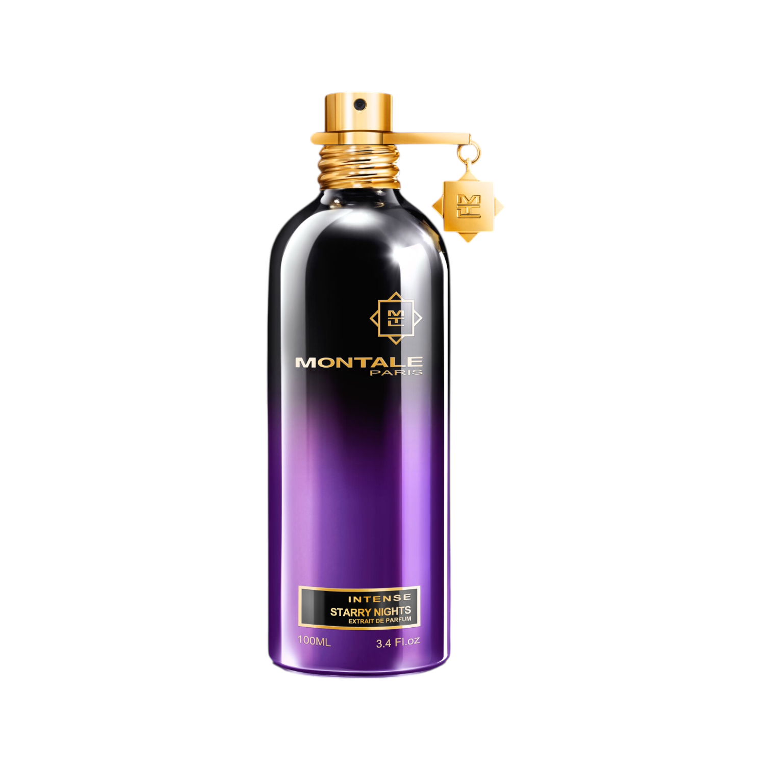 Flakon Montale Intense Starry Nights 100 ml – elegant, dunkler Farbverlauf - schwach/lila, Premium‑Nischenduft