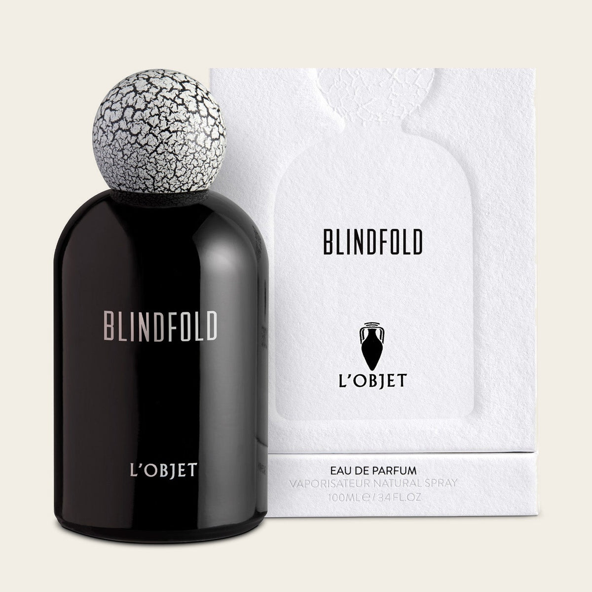 Blindfold by L'Objet – Eau de Parfum 100 ml bottle with packaging