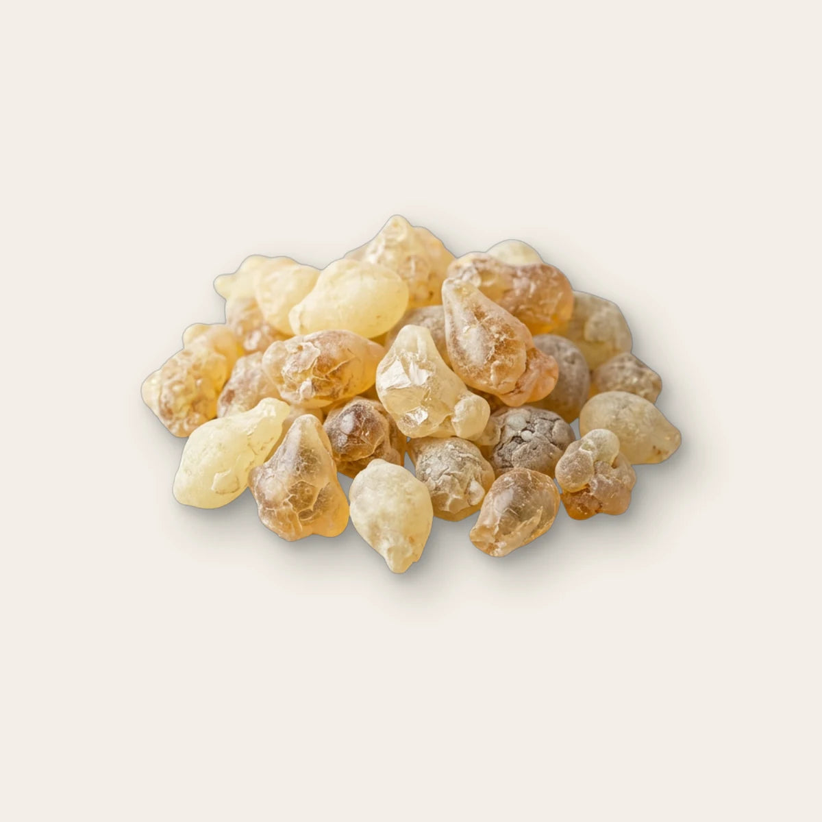 Weihrauch (Boswellia sacra) – Duftnote, Studiobild auf Leinen, Bild generiert