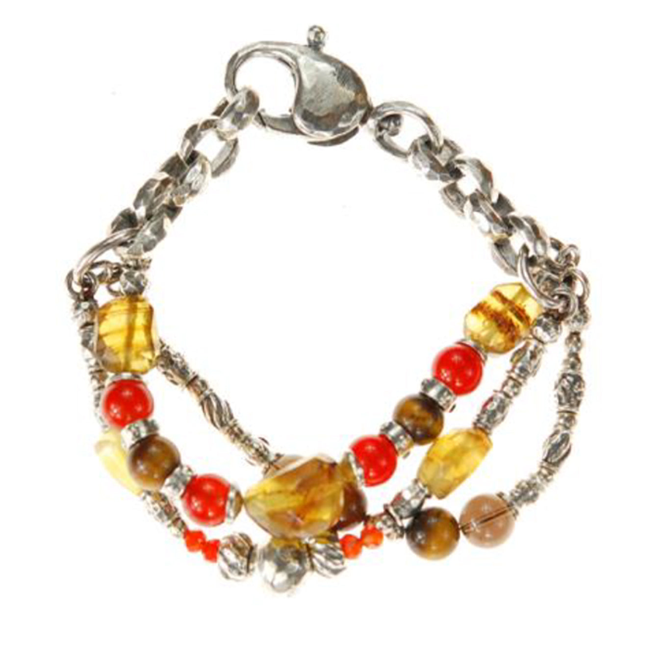 213-88-87-057-Brac-beads-Rocks-silver-beads-peas-fac-Karabiner-XS