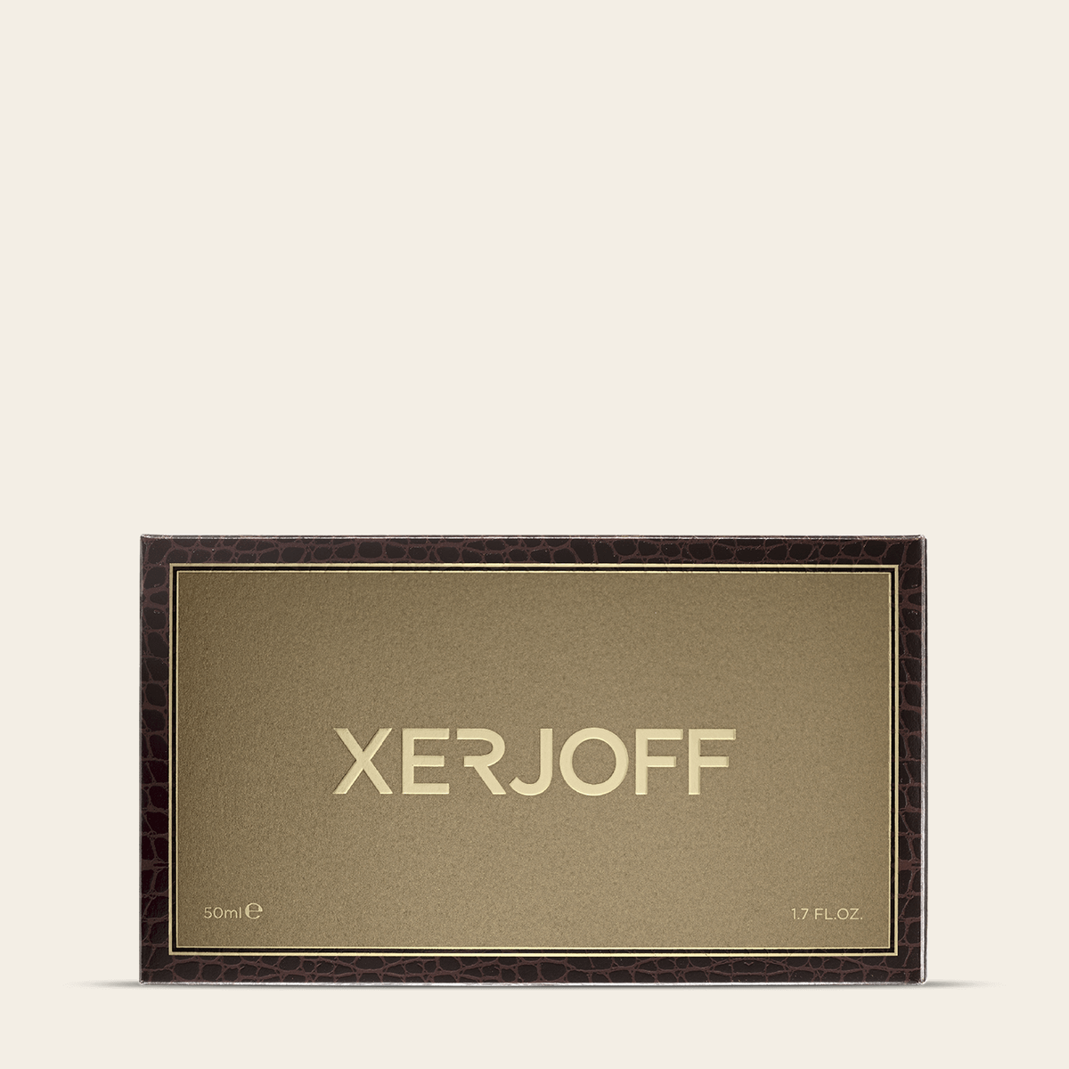 Xerjoff – gold packaging with Xerjoff lettering (50 ml box)