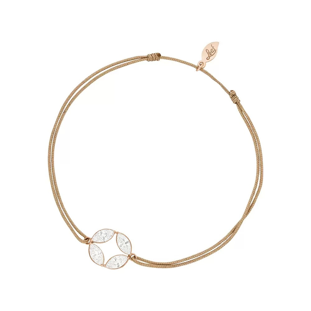 Gluecksbaendchen-Round-Flower-Rosegold-vergoldet-Beige-_-ab2240-beige