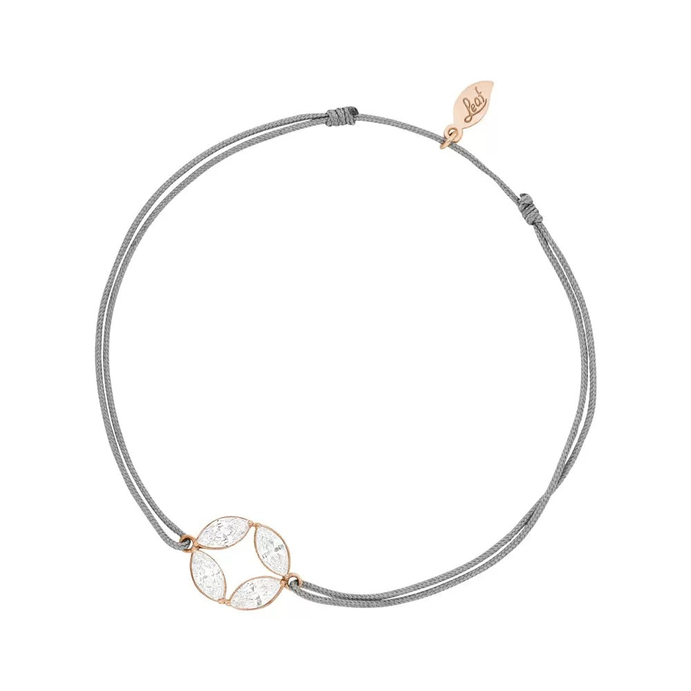 Gluecksbaendchen-Round-Flower-Rosegold-vergoldet-Grau-_-ab2240-grau