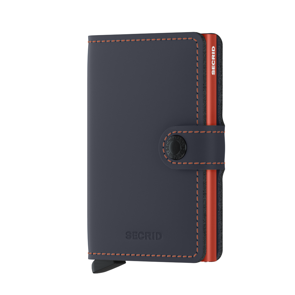 Secrid_Miniwallet_Matte_Night_Blue__Orange_Front