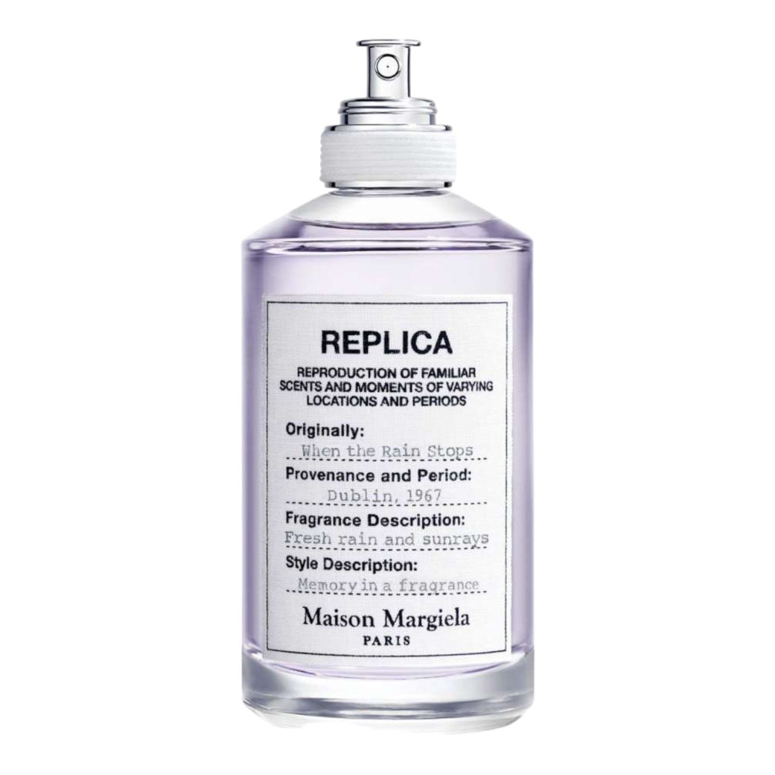 Flakon Replica When the Rain Stops Maison Margiela Eau de Toilette, 100 ml