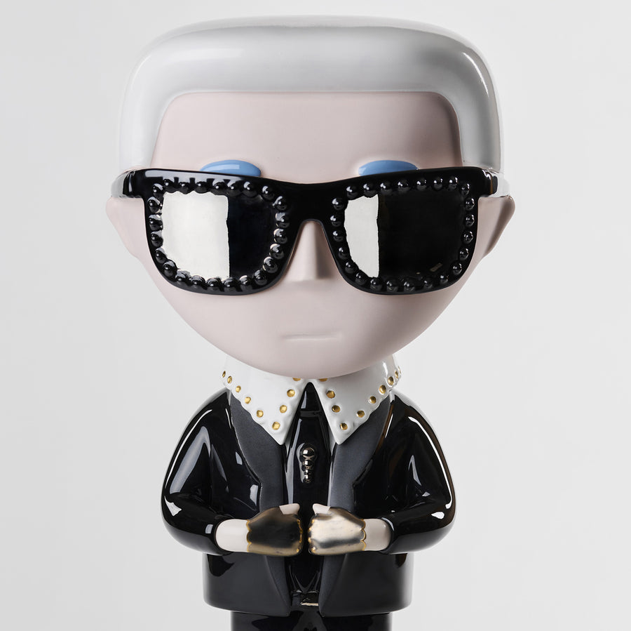 Karl Lagerfeld in Porzellan: POP KARL & ROCK KARL von Bosa