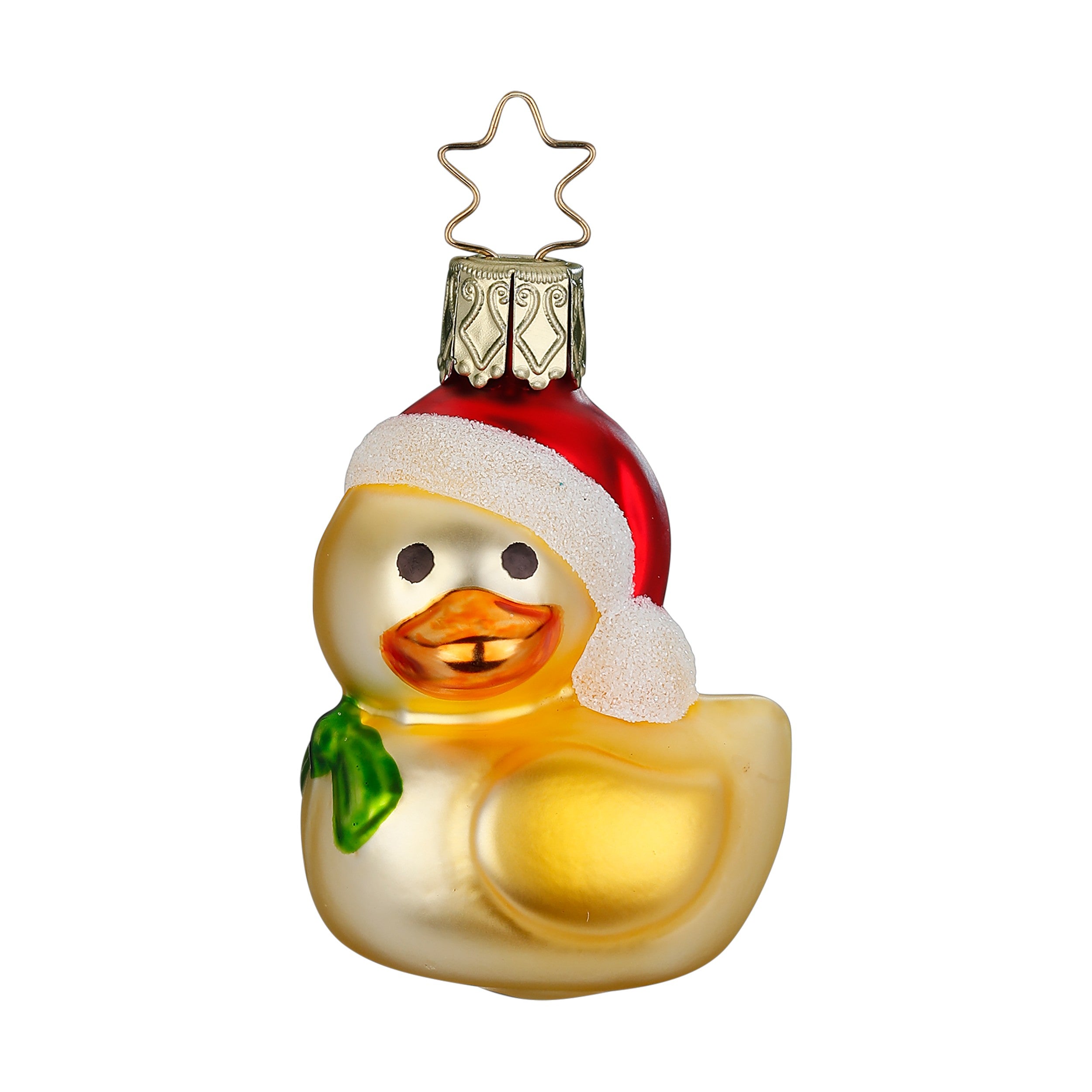 Glaskugel Anhänger Weihnachtsentchen, 6 cm von Inge Glas.