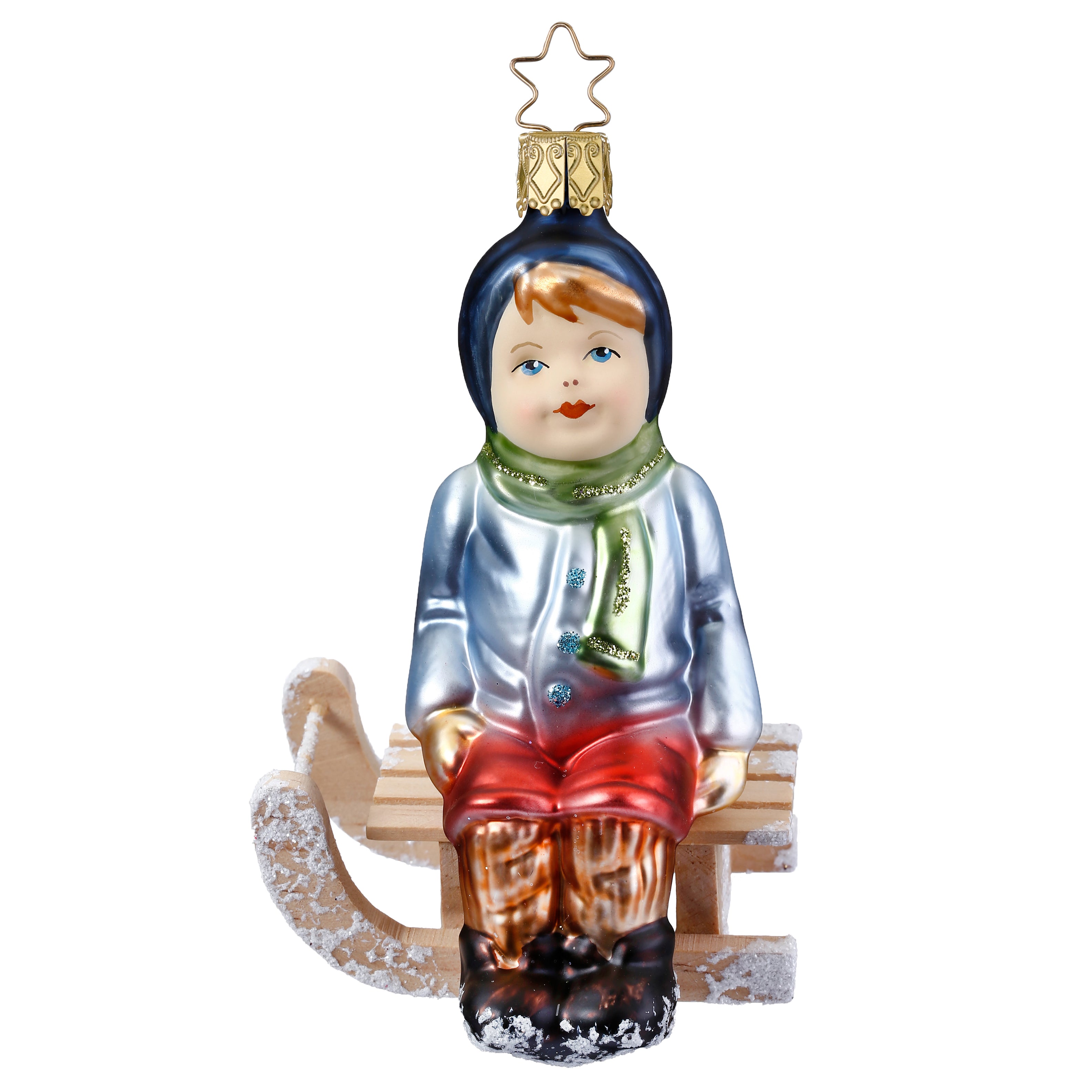 Glass ball pendant Little Rest, 10.5cm