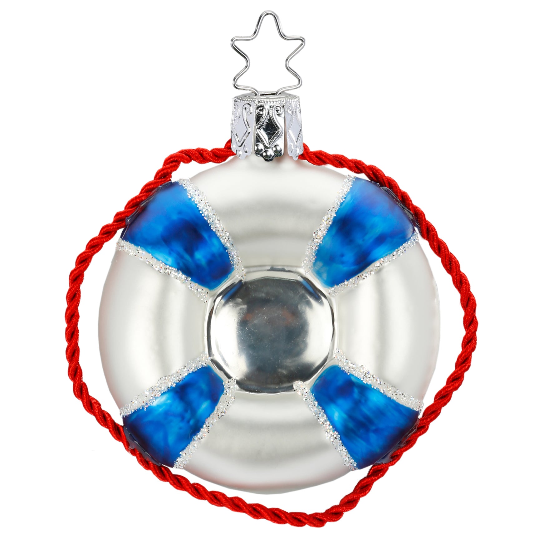 Glass ball pendant lifebuoy, 7.0cm