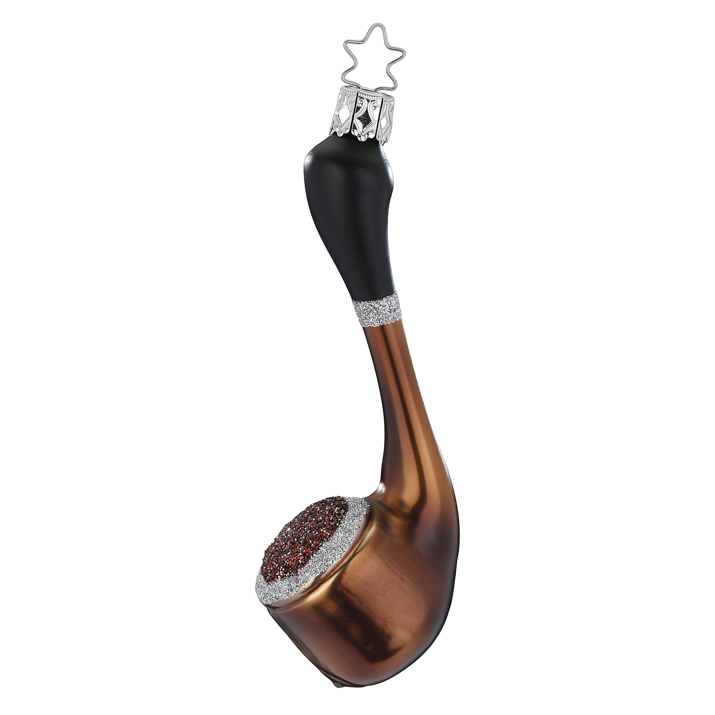 Glass ball pendant pipe, 13.0cm