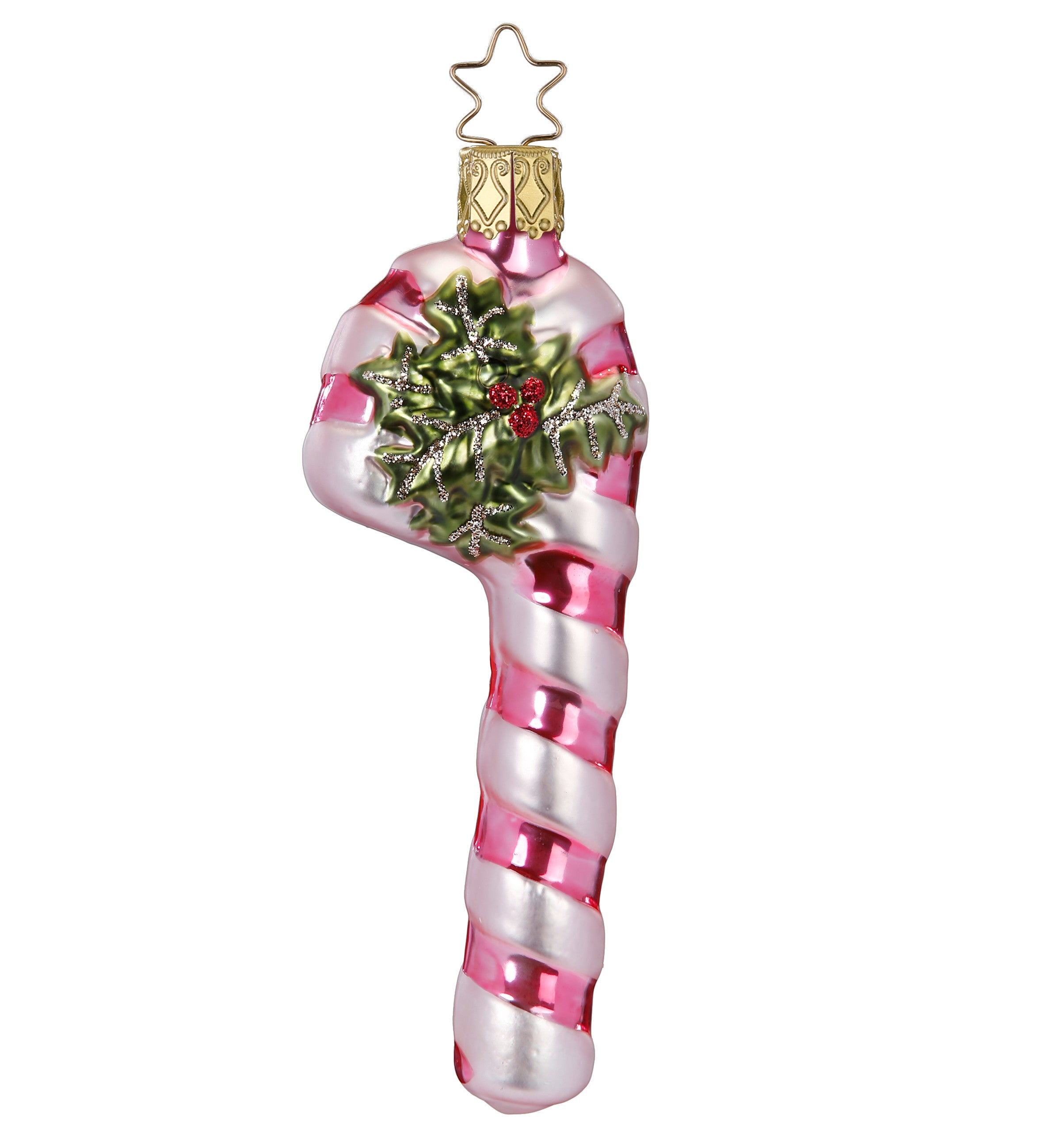 Glaskugel Anhänger Zuckersüß pink, 11.5 cm 10087S024