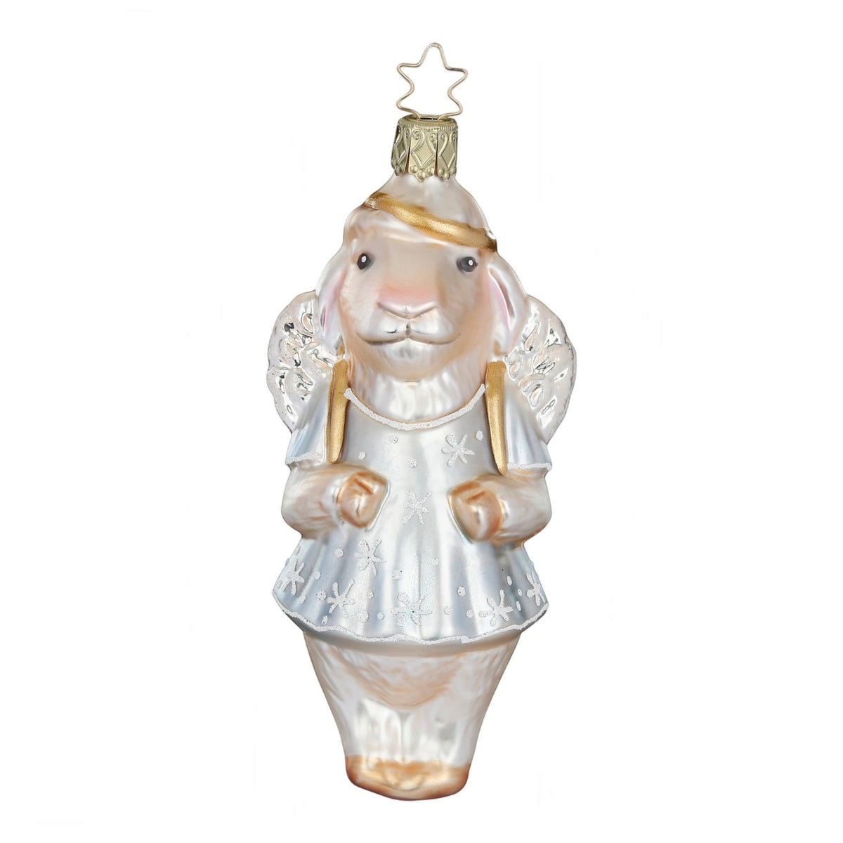 Glaskugel Anhänger Luna Schaf, 13 cm 10151S026 Inge Glas