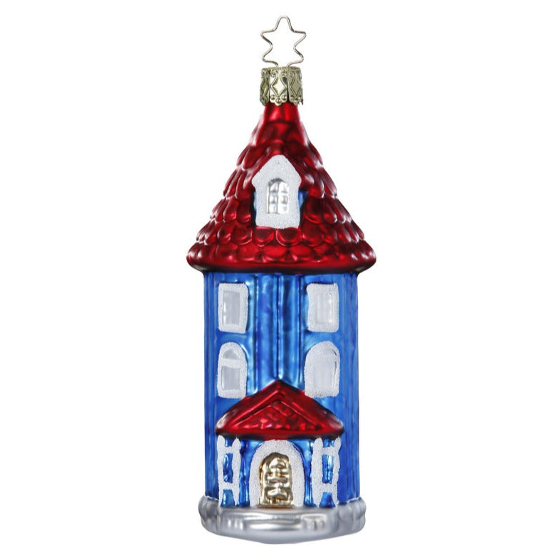 Glaskugel Anhänger Moominhaus, 13 cm Serie Moomin 10172S025LZ