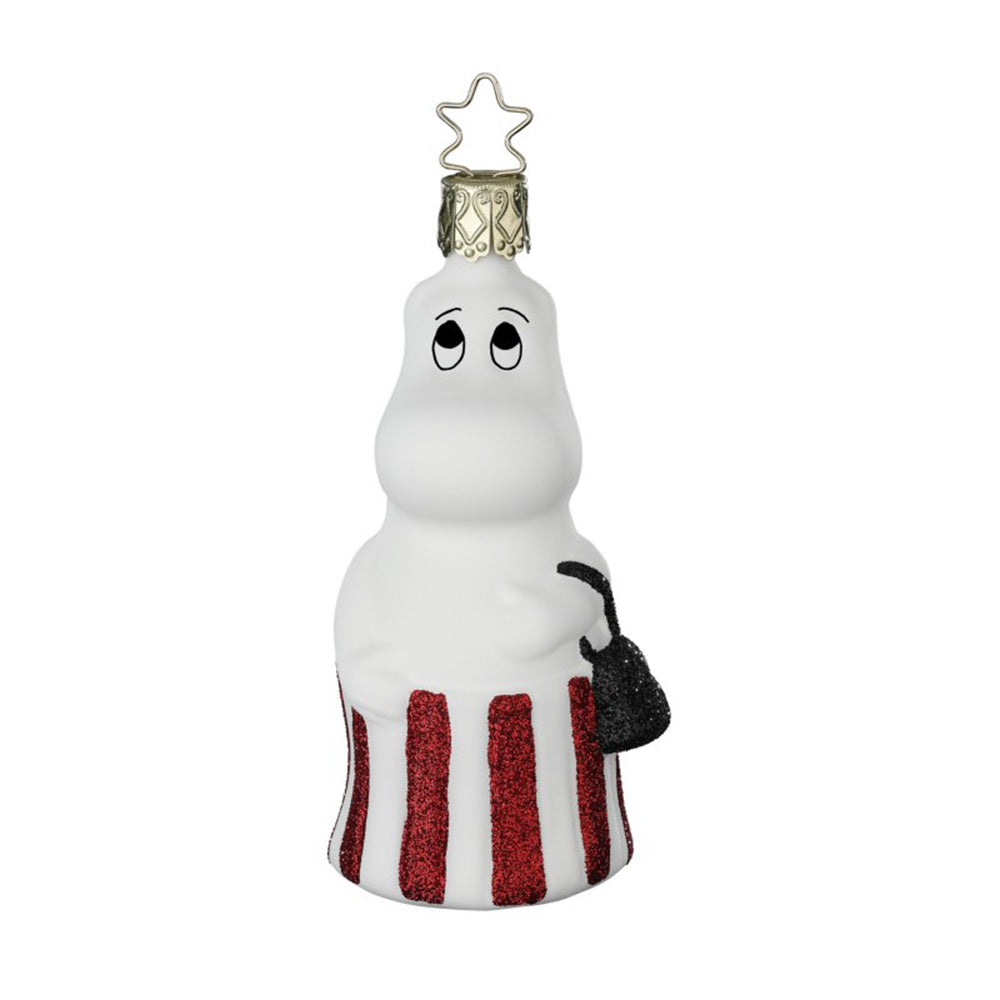 Glaskugel Anhänger Moominmamma mit Rock und Handtasche, 9,5cm Serie Moomin 10188S024LZ Inge Glas