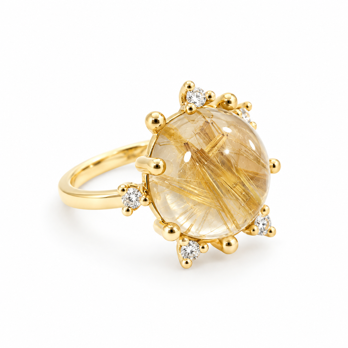 Noen Jewelry Ring Stellini Rutilquarz 4D OUTFITTERS